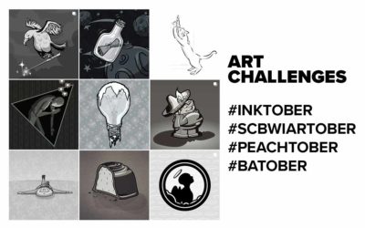 Black & White Art Challenges 2023
